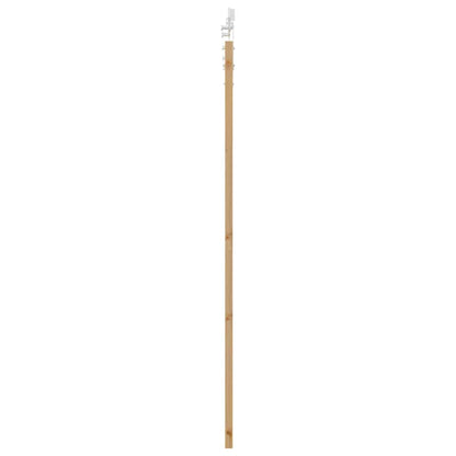 Schiebetür Manuell Braun 86 x 198.5 cm Holz und Metall