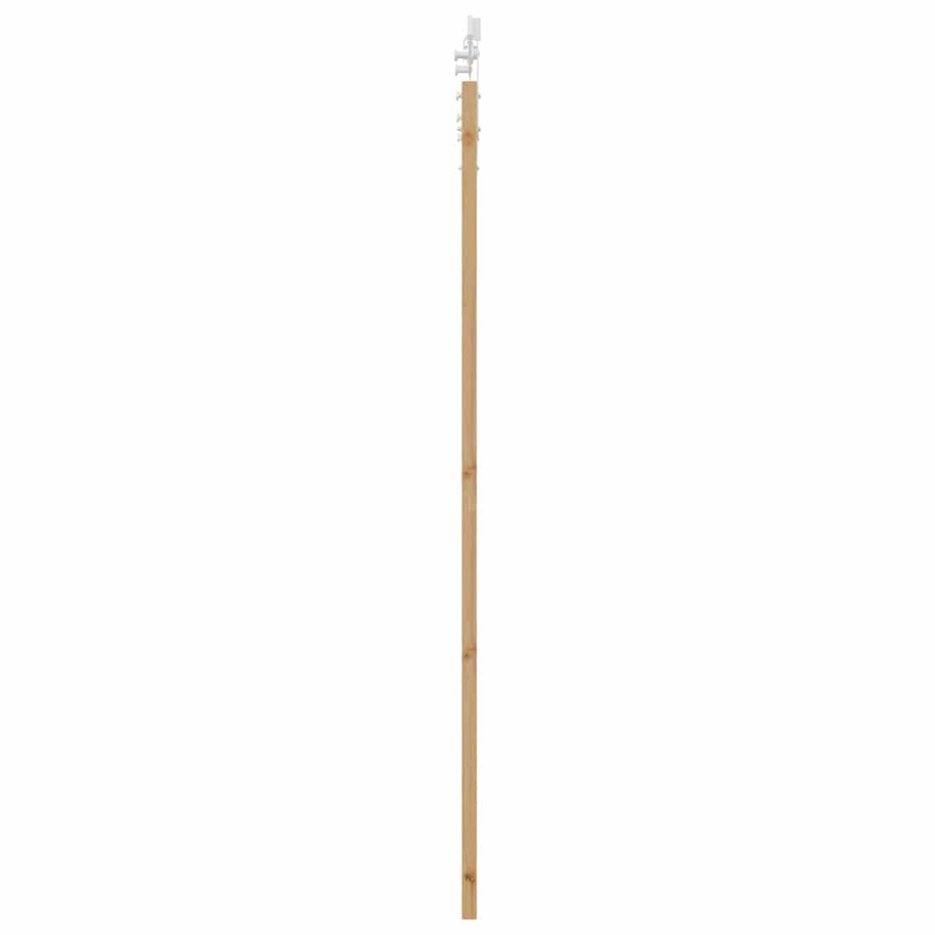 Schiebetür Braun 86 x 211 cm Holz und Metall