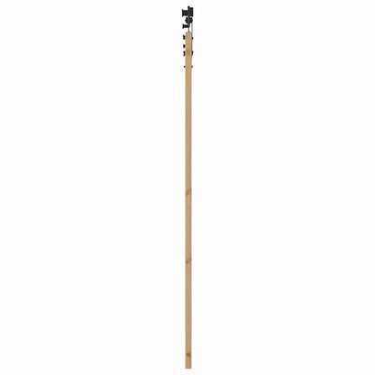 Schiebetür Manuell Braun 83 x 202 cm Holz und Metall