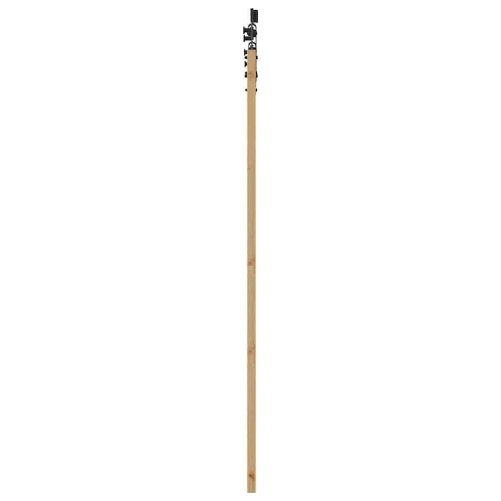 Schiebetür ORKDAL Braun 73,5 x 198,5 cm Holz und Metall
