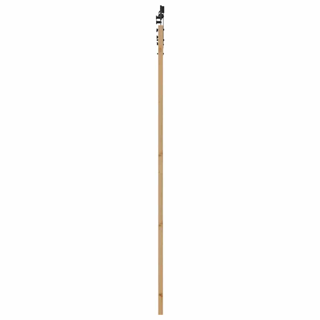 Schiebetür ORKDAL Braun 78 x 232 cm Holz und Metall