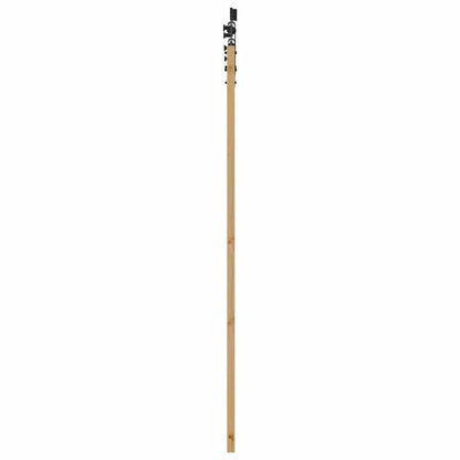 Schiebetür Manuell Braun 86 x 198.5 cm Holz und Metall
