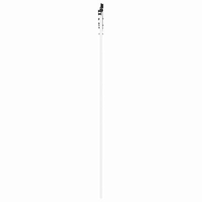Schiebetür Manuell Weiß 93 x 232 cm Holz und Metall