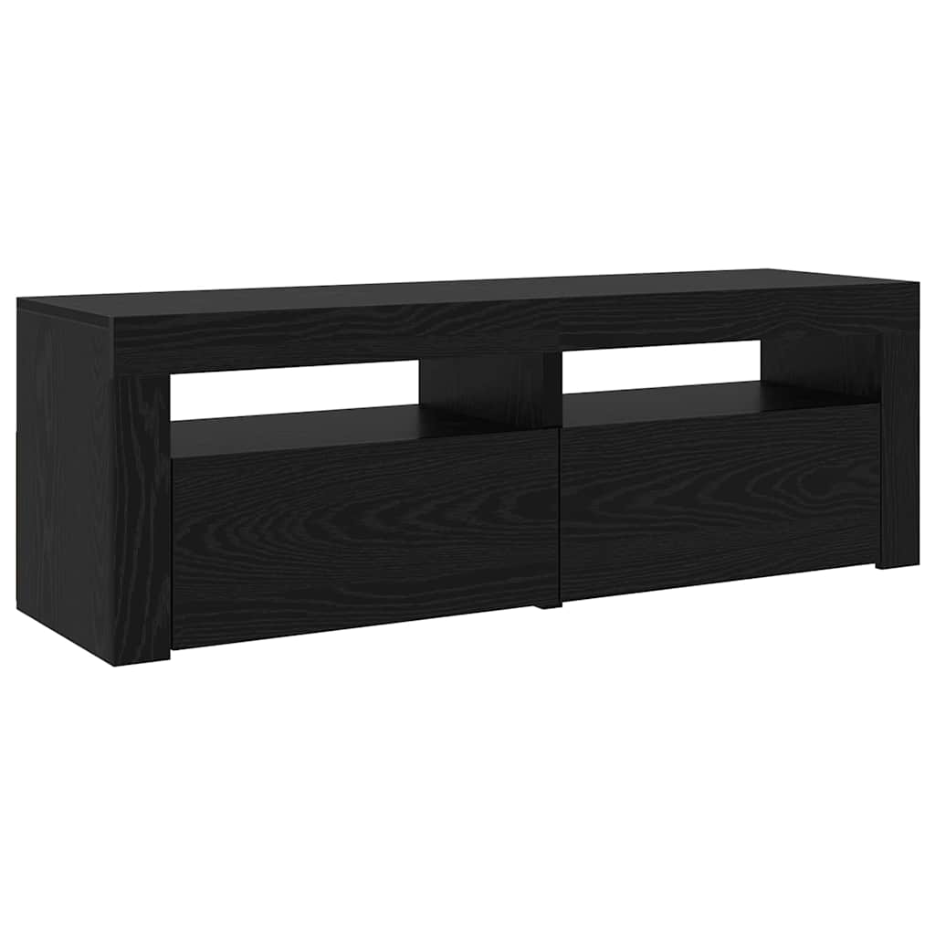 TV-Schränke 2 pcs Schwarze Eiche 240 x 35 x 40 cm Holzwerkstoff