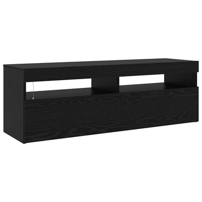 TV-Schränke 2 pcs Schwarze Eiche 240 x 35 x 40 cm Holzwerkstoff