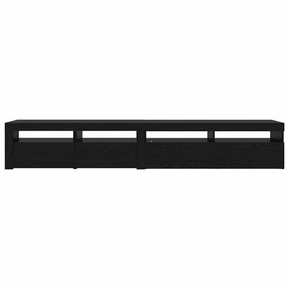 TV-Schränke 2 pcs Schwarze Eiche 240 x 35 x 40 cm Holzwerkstoff