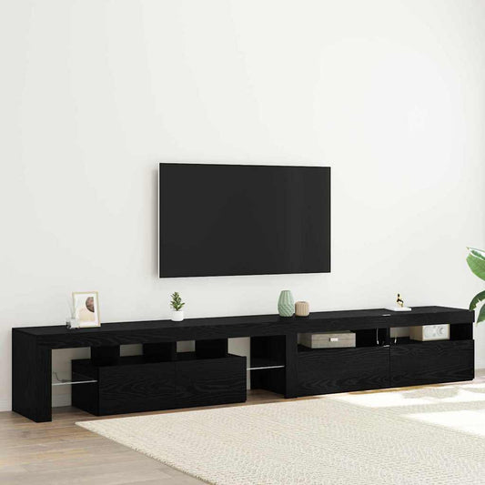 TV-Schränke 3 pcs Schwarze Eiche 260 x 36.5 x 40 cm