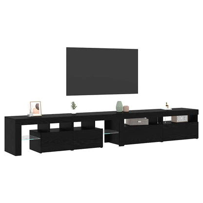 TV-Schränke 3 pcs Schwarze Eiche 260 x 36.5 x 40 cm