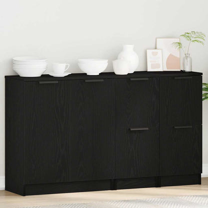 Sideboard Schwarze Eiche 180 x 30 x 70 cm Holzwerkstoff