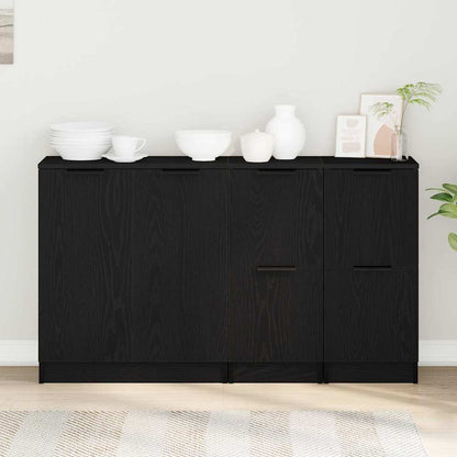 Sideboard Schwarze Eiche 180 x 30 x 70 cm Holzwerkstoff