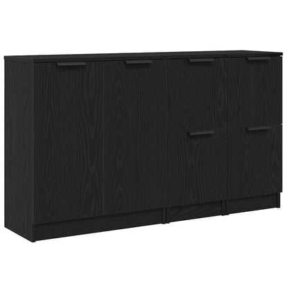 Sideboard Schwarze Eiche 180 x 30 x 70 cm Holzwerkstoff