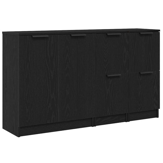 Sideboard Schwarze Eiche 180 x 30 x 70 cm Holzwerkstoff