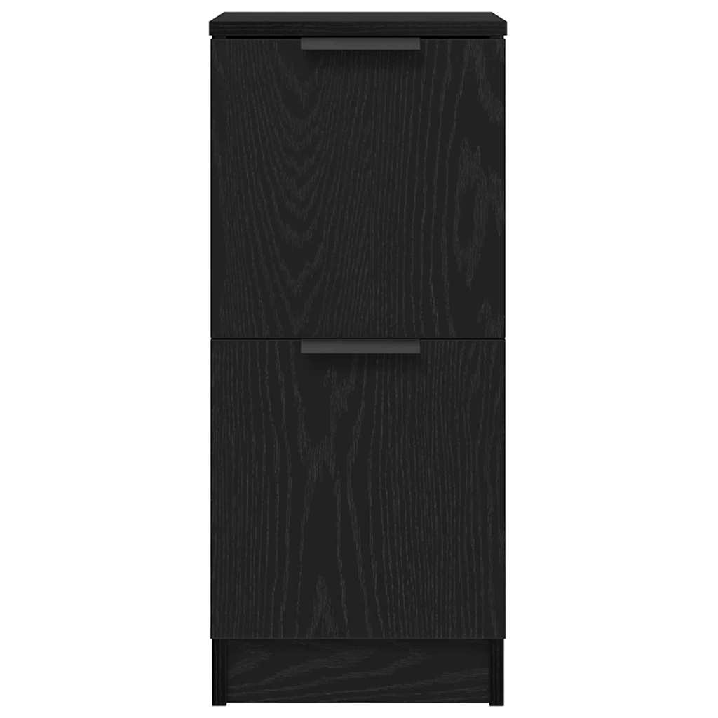Sideboard Schwarze Eiche 180 x 30 x 70 cm Holzwerkstoff