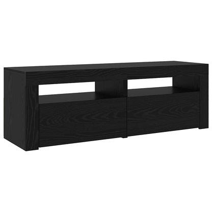 TV-Schränke 2 pcs Schwarze Eiche 180 x 35 x 40 cm Holzwerkstoff