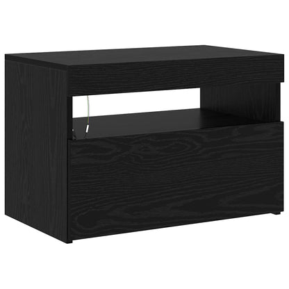 TV-Schränke 2 pcs Schwarze Eiche 180 x 35 x 40 cm Holzwerkstoff