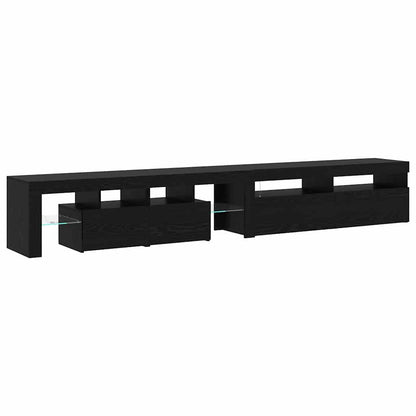 TV-Schränke 2 pcs Schwarze Eiche 260 x 36.5 x 40 cm