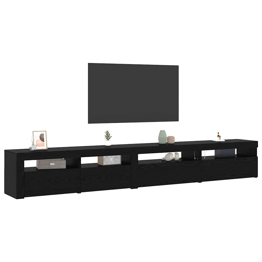 TV-Schrank-Set 3 pcs Schwarze Eiche 270 x 35 x 40 cm