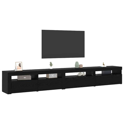 TV-Schrank-Set 3 pcs Schwarze Eiche 270 x 35 x 40 cm
