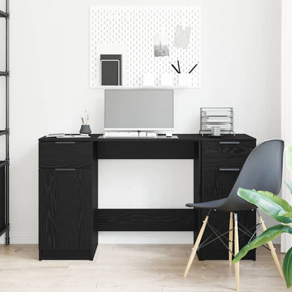 Schreibtisch Schwarze Eiche 133 x 50 x 75 cm Holzwerkstoff
