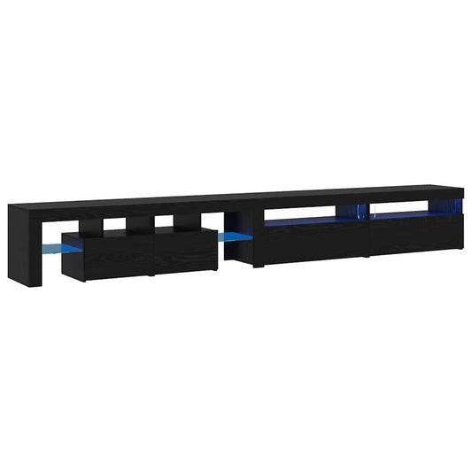 TV-Schränke 3 pcs Schwarze Eiche 290 x 36,5 x 40 cm