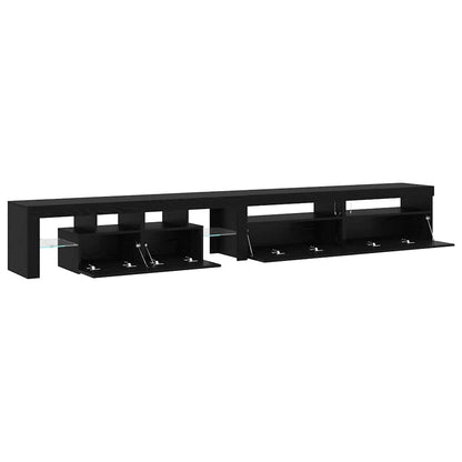 TV-Schränke 3 pcs Schwarze Eiche 290 x 36,5 x 40 cm