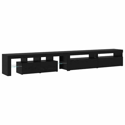 TV-Schränke 3 pcs Schwarze Eiche 290 x 36,5 x 40 cm