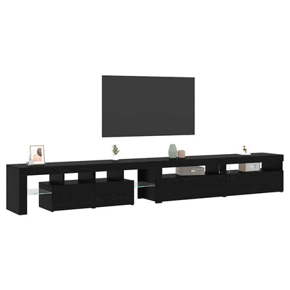 TV-Schränke 3 pcs Schwarze Eiche 290 x 36,5 x 40 cm