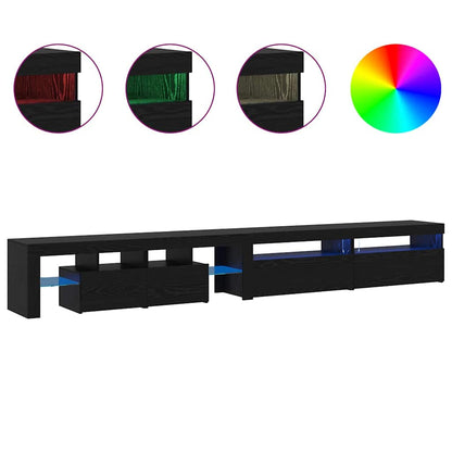 TV-Schränke 3 pcs Schwarze Eiche 290 x 36,5 x 40 cm