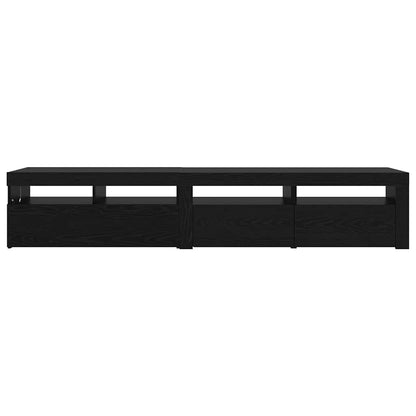 TV-Schränke 2 pcs Schwarze Eiche 210 x 35 x 40 cm Holzwerkstoff