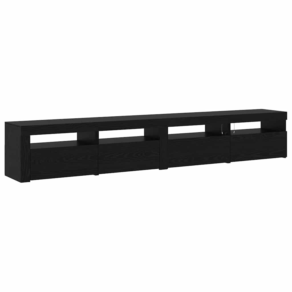 TV-Schrank-Set 3 pcs Schwarze Eiche 240 x 35 x 40 cm