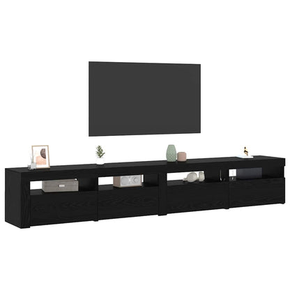 TV-Schrank-Set 3 pcs Schwarze Eiche 240 x 35 x 40 cm