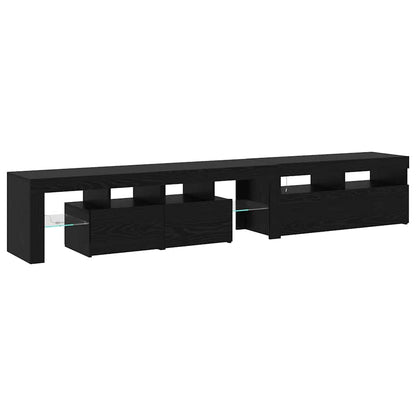 TV-Schränke 2 pcs Schwarze Eiche 290 x 36,5 x 40 cm