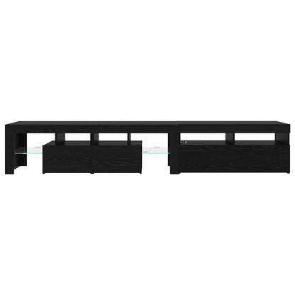 TV-Schränke 2 pcs Schwarze Eiche 290 x 36,5 x 40 cm
