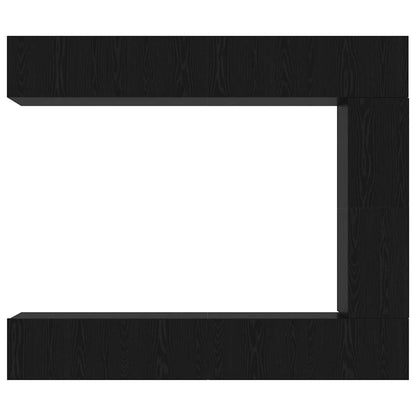 TV-Möbel-Set Wandmontiert 5 pcs Schwarze Eiche 100 x 30 x 30 cm