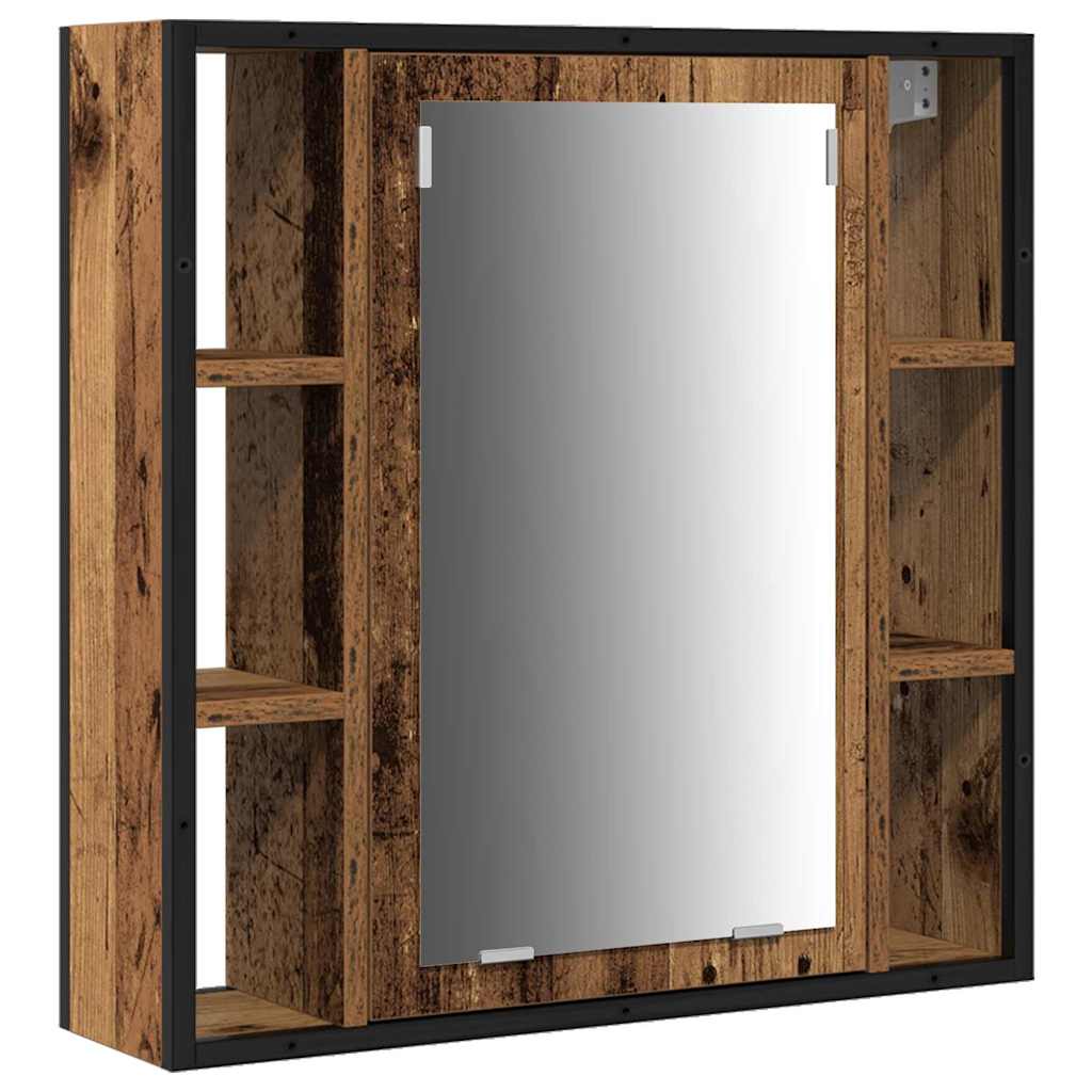 Badezimmer Waschbeckenmöbel mit Tür 3 pcs Braun 80 x 30 x 60 cm