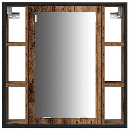 Badezimmer Waschbeckenmöbel mit Tür 3 pcs Braun 80 x 30 x 60 cm