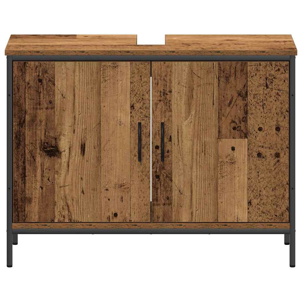 Badezimmermöbel Set 3 pcs Braun 80 x 30 x 60 cm Holzwerkstoff