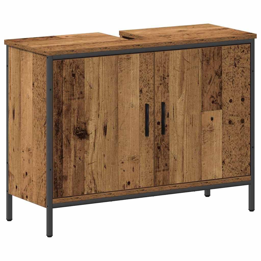 Badezimmermöbel Set 3 pcs Braun 60 x 16 x 60 cm Holzwerkstoff