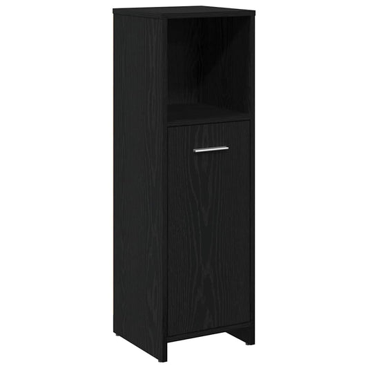 Badezimmermöbel Set 4 pcs Schwarze Eiche 30 x 30 x 183,5 cm