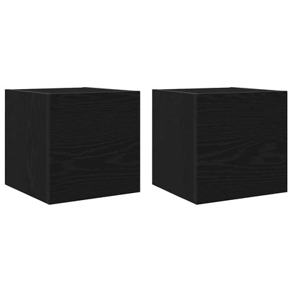 TV-Cabinet-Set 7 pcs Schwarze Eiche 100 x 30 x 30 cm