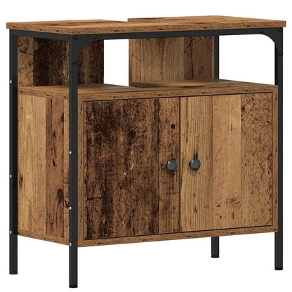 Badezimmermöbel Set 3 pcs Braun 80 x 30 x 60 cm Holzwerkstoff