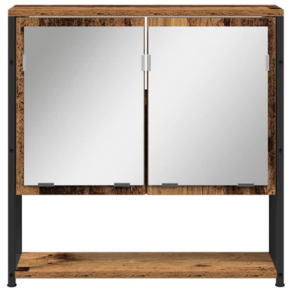 Badezimmermöbel Set 3 pcs Braun 80 x 30 x 60 cm Holzwerkstoff