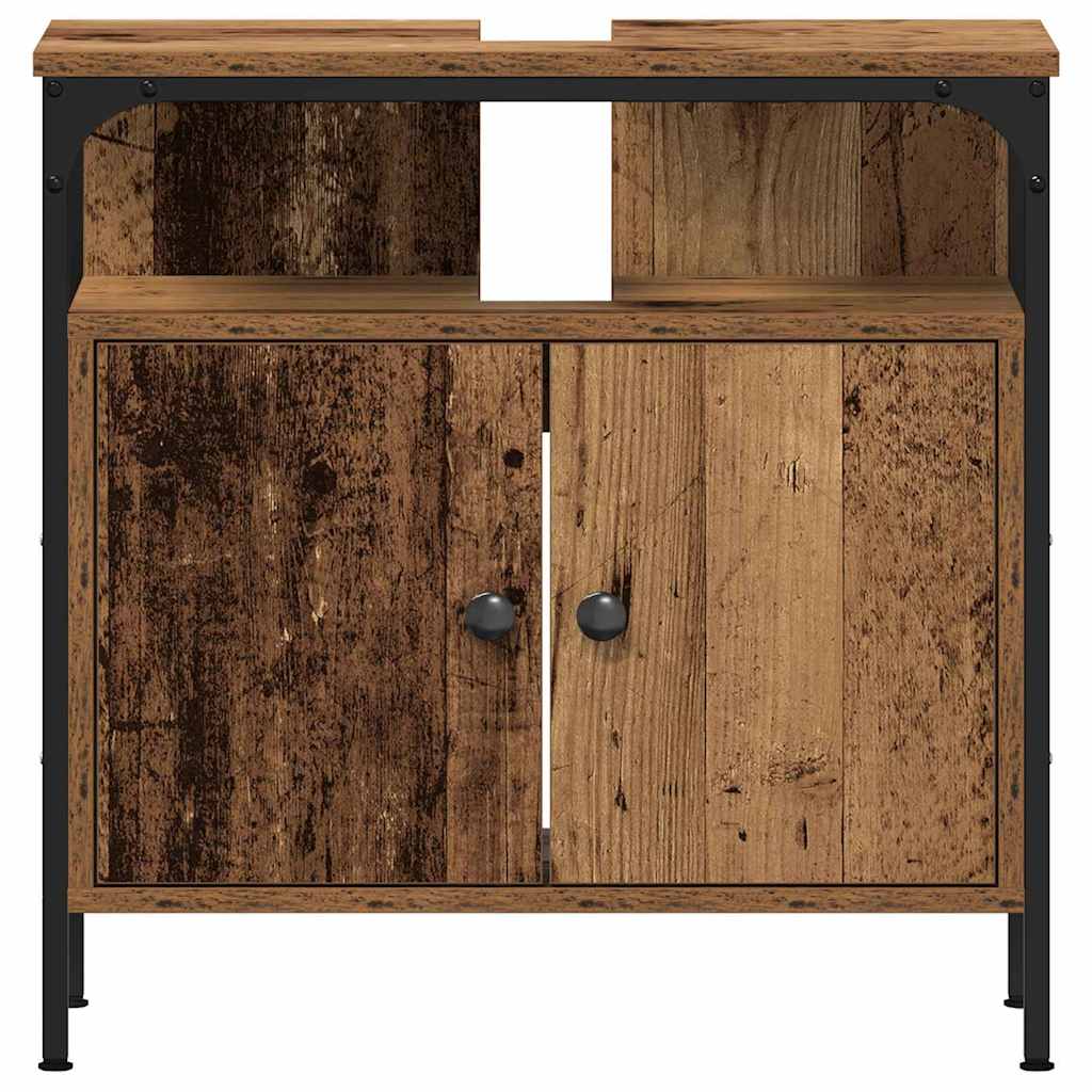 Badezimmermöbel Set 3 pcs Braun 80 x 30 x 60 cm Holzwerkstoff