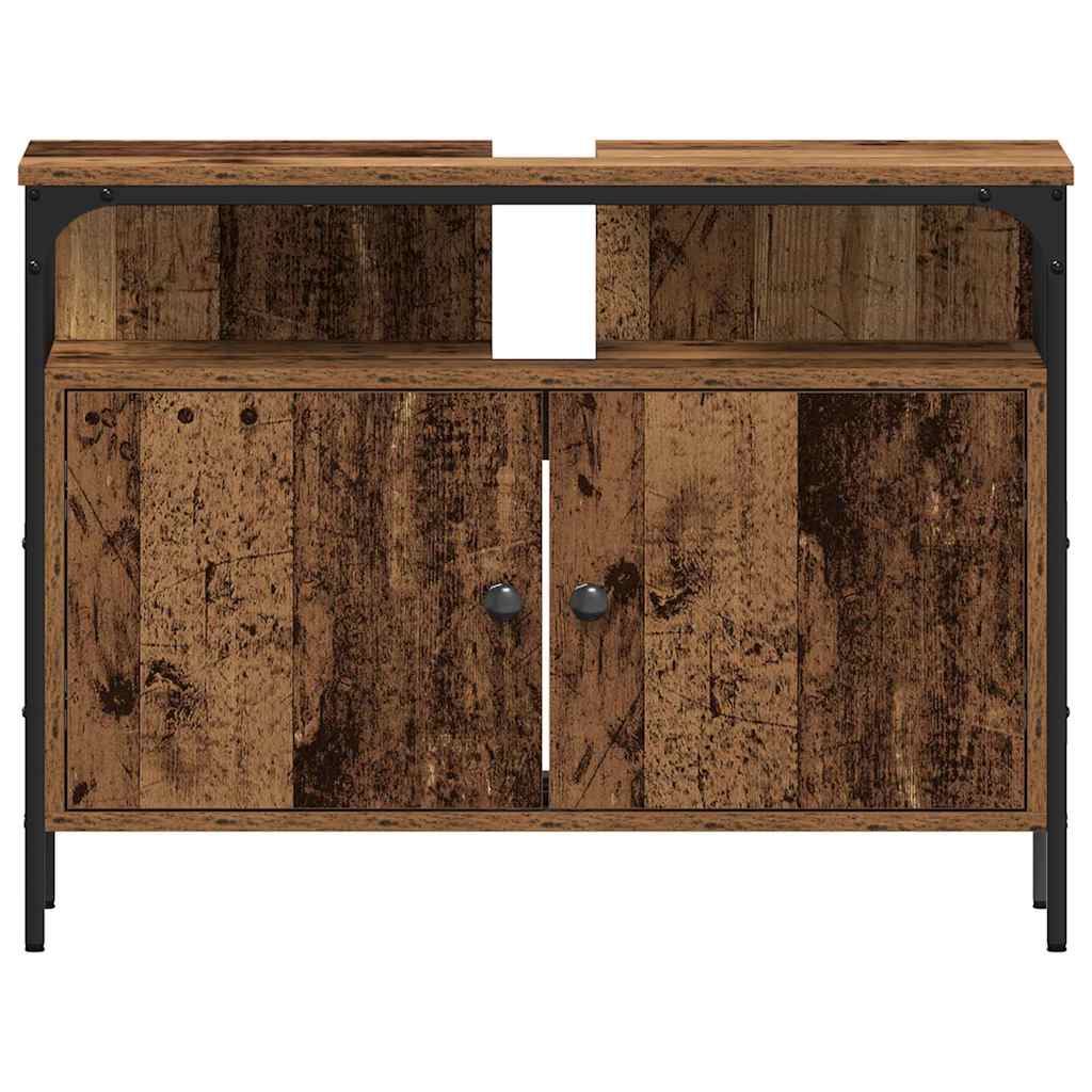 Badezimmermöbel Set 3 pcs Braun 80 x 30 x 60 cm Holzwerkstoff