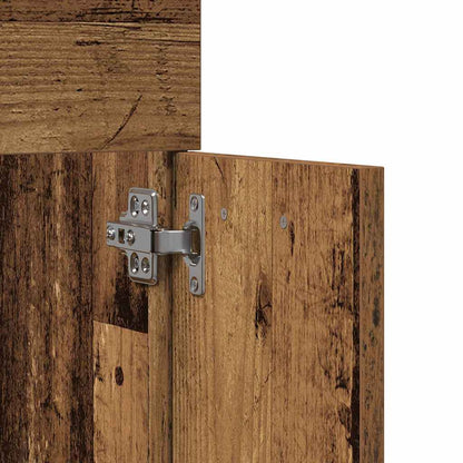 Badezimmermöbel Set mit Tür 4 pcs Altholz 41 x 38,5 x 46 cm