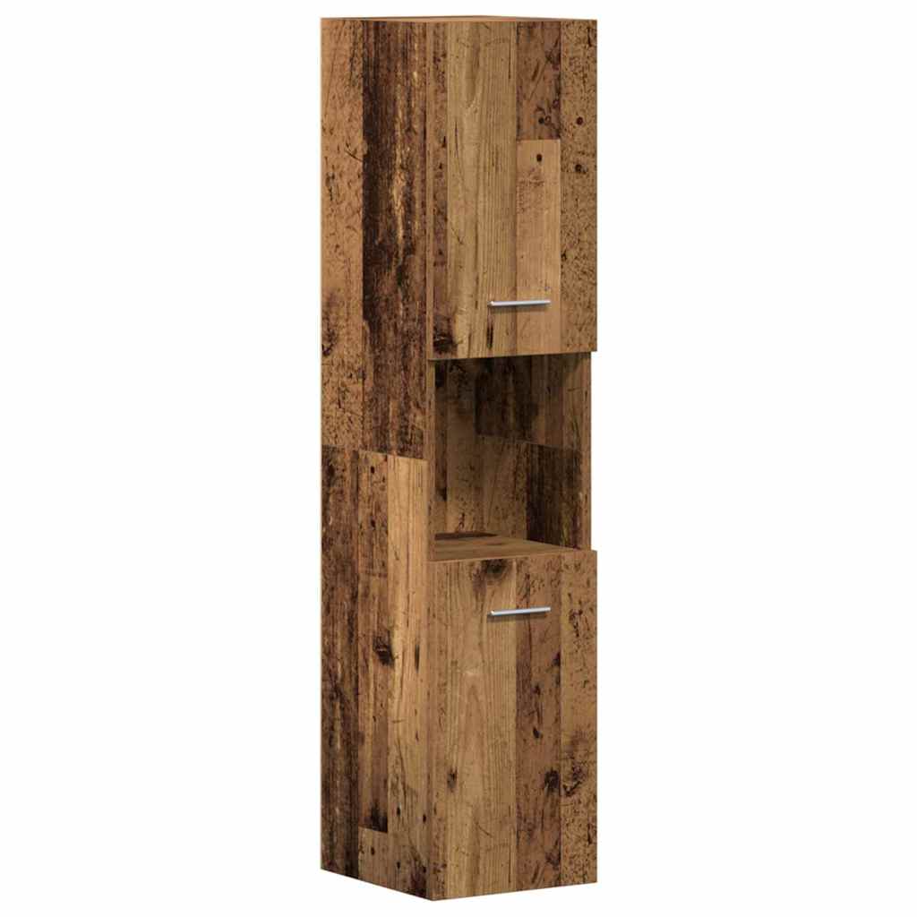 Badezimmermöbel Set mit Tür 4 pcs Altholz 41 x 38,5 x 46 cm