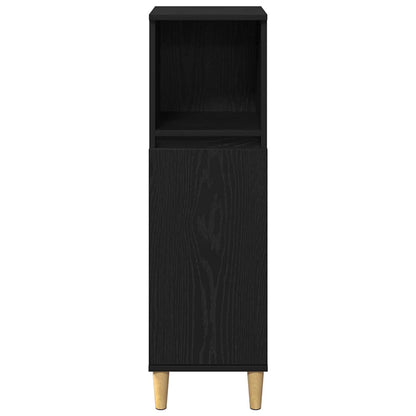 Badezimmermöbel Set 3 pcs Schwarz 60 x 30 x 60 cm Holzwerkstoff