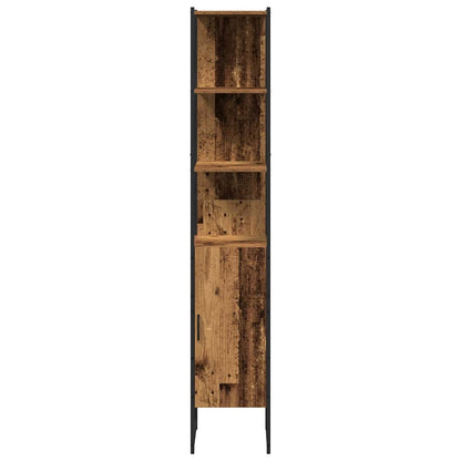 Badezimmermöbel Set mit Regal 4 pcs Braun 33 x 33 x 185.5 cm
