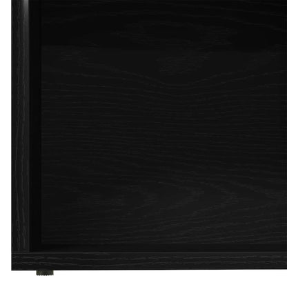 Bücherregal 3 pcs Schwarze Eiche 36 x 30 x 143 cm Holzwerkstoff