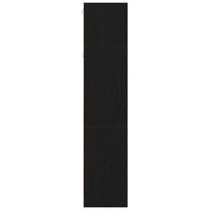 TV-Möbel-Set 4 pcs Schwarze Eiche 130,5 x 30 x 140 cm